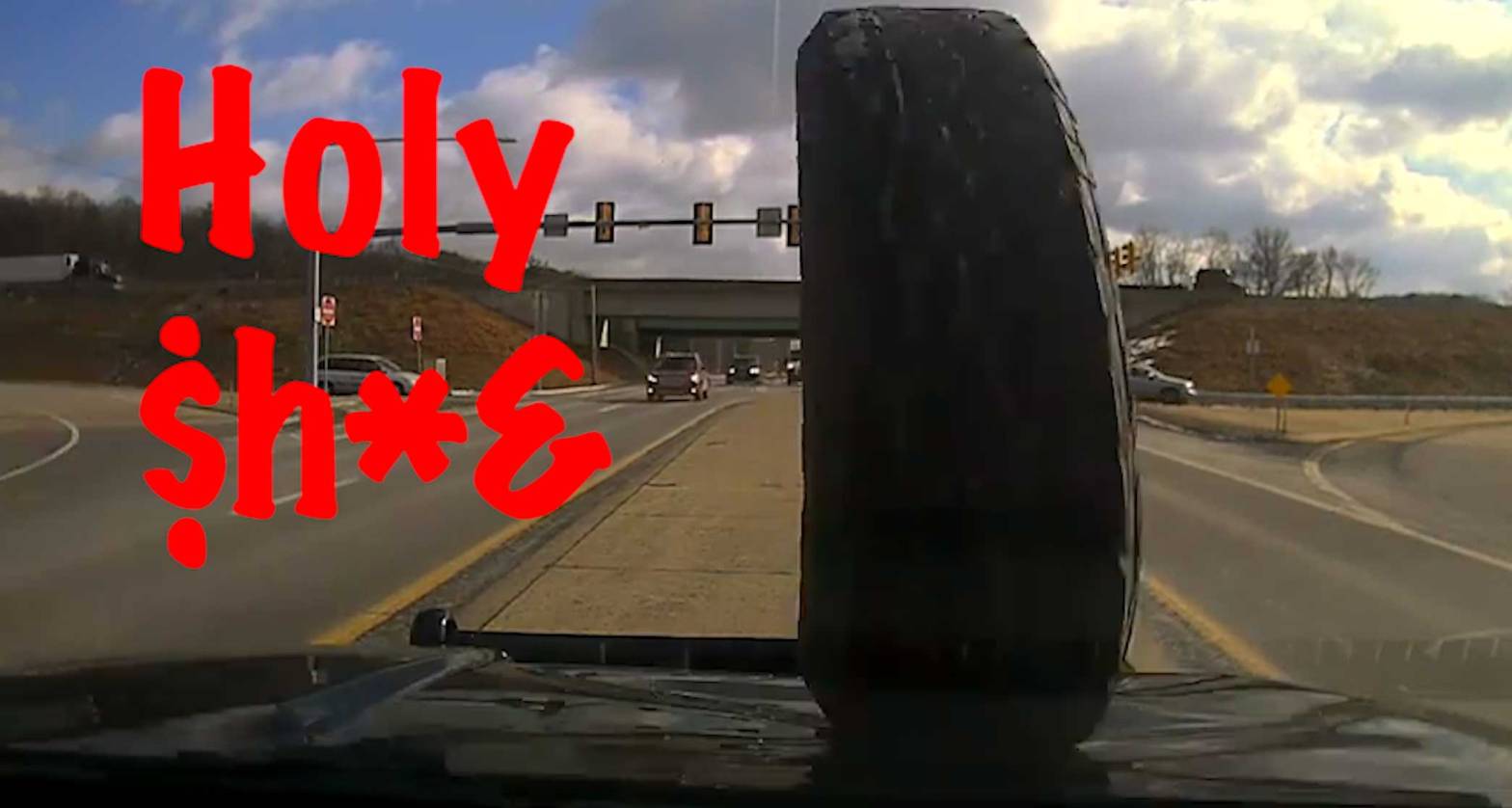 VIDEO: Wild wheel slams through cop's car while he's an traffic duty