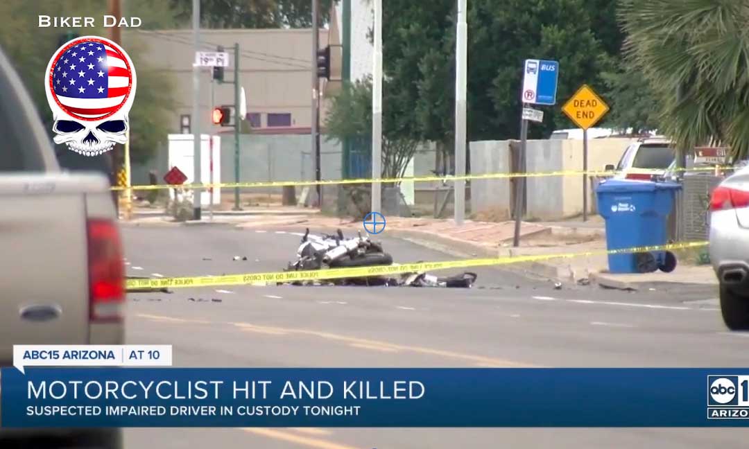 Police: Impaired driver drove off with a biker on the roof after hitting him