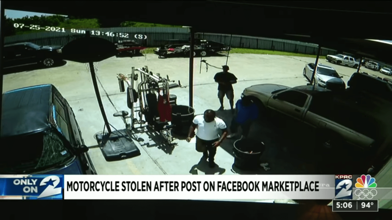 Caught on camera: Bike sale turns into bike theft in Facebook deal