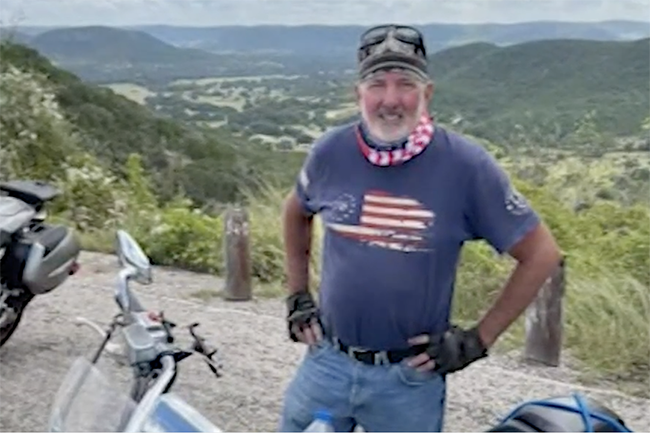 Driver arrested days after running over biker and taking off