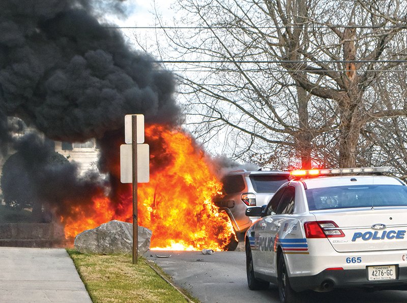 Two killed in motorcycle crash, SUV driver escapes fiery aftermath